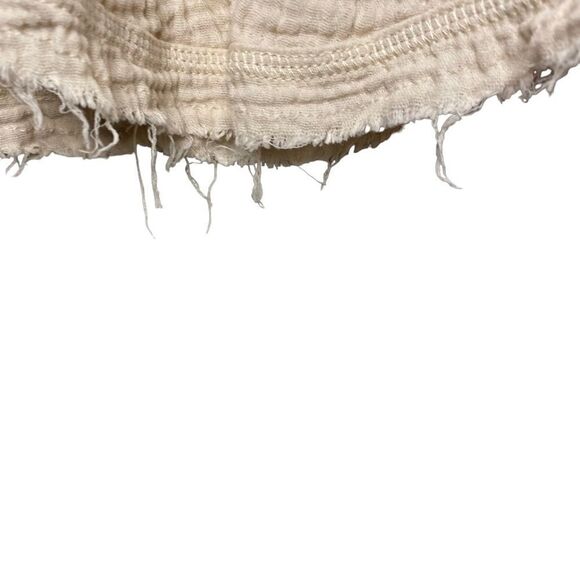 PROMESA Crinkle Cotton Henley Tunic Mini Dress Size Medium - Picture 7 of 9